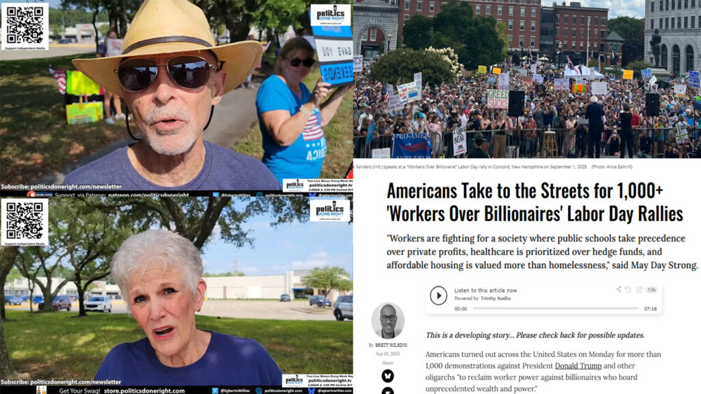 Americans Rise Up: Labor Day Rallies Call for Justice, Dignity, and Democracy.