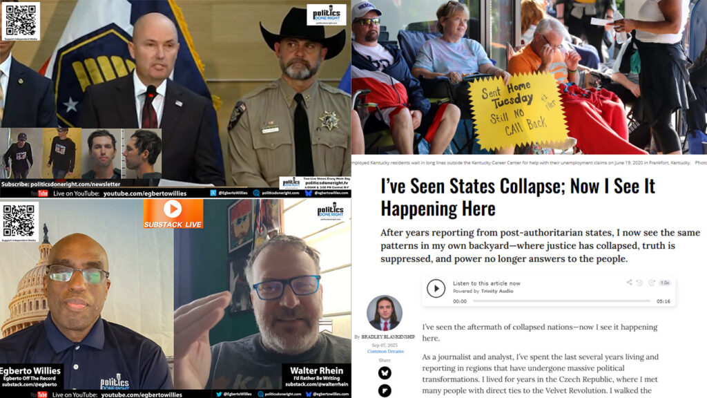 America’s Decline, Media Manipulation, and Charlie Kirk Shooting Arrest