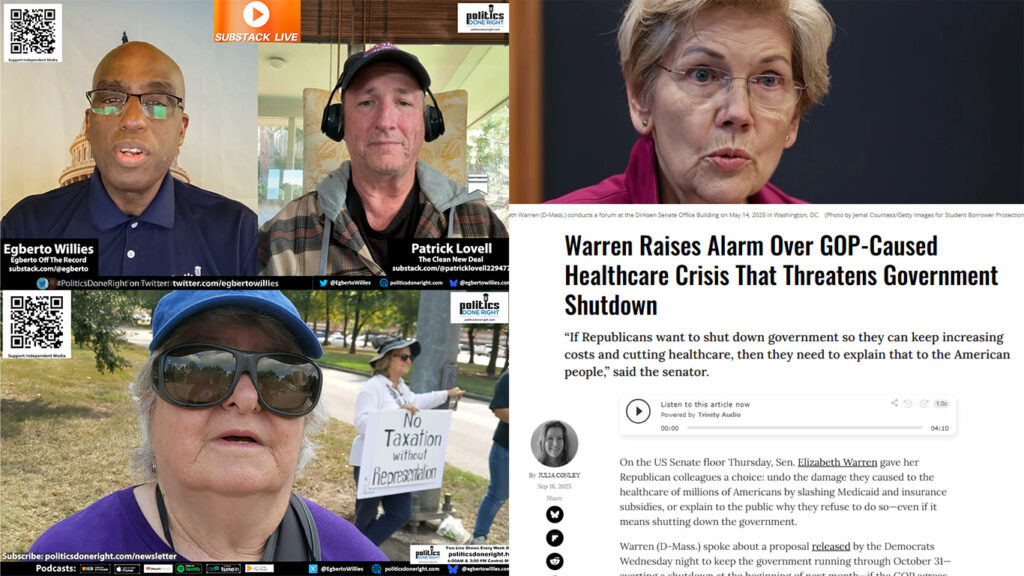 Fed Turmoil, Kirk Murder Protests, and Warren’s Call to Stop GOP Healthcare Cuts