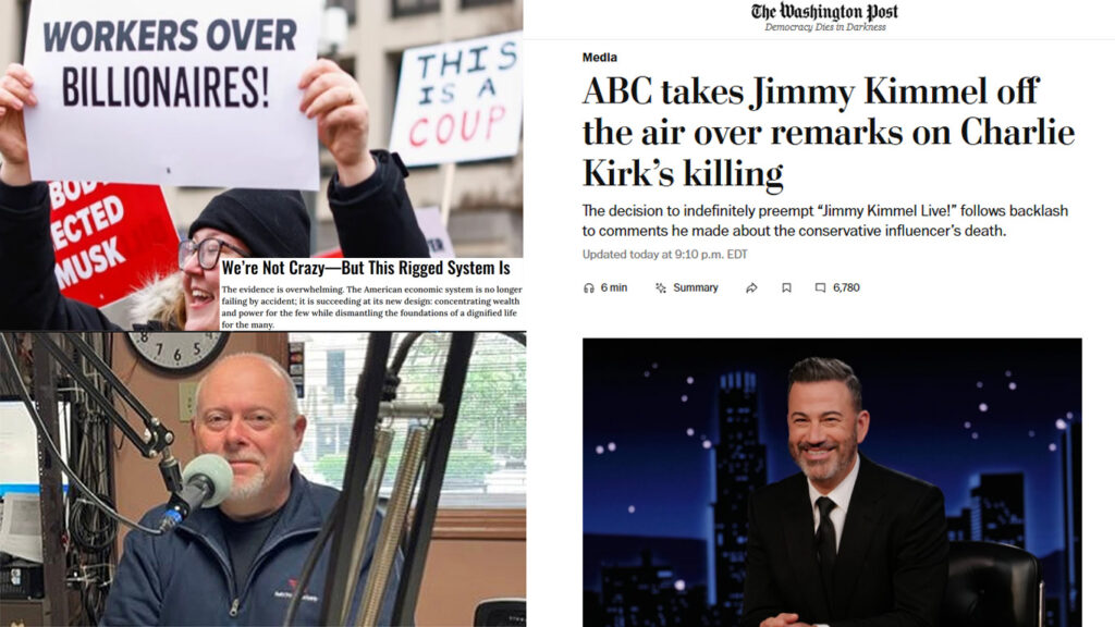 Jimmy Kimmel Pulled Off Air, Rigged Economy Exposed, and Neil Aquino Speaks