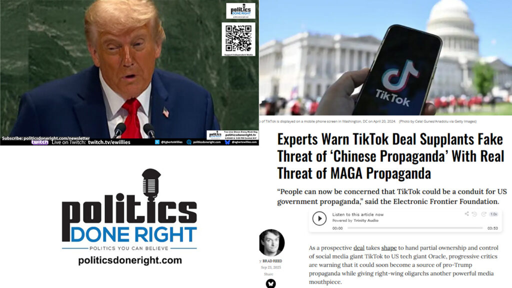 Trump Humiliates U.S. at UN While TikTok Deal Risks MAGA Disinformation