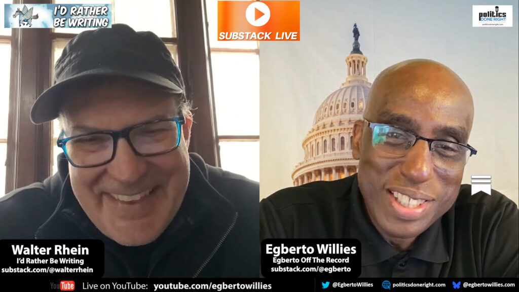 Activist Walter Rhein and Egberto Willies discuss The Immigrant Experience