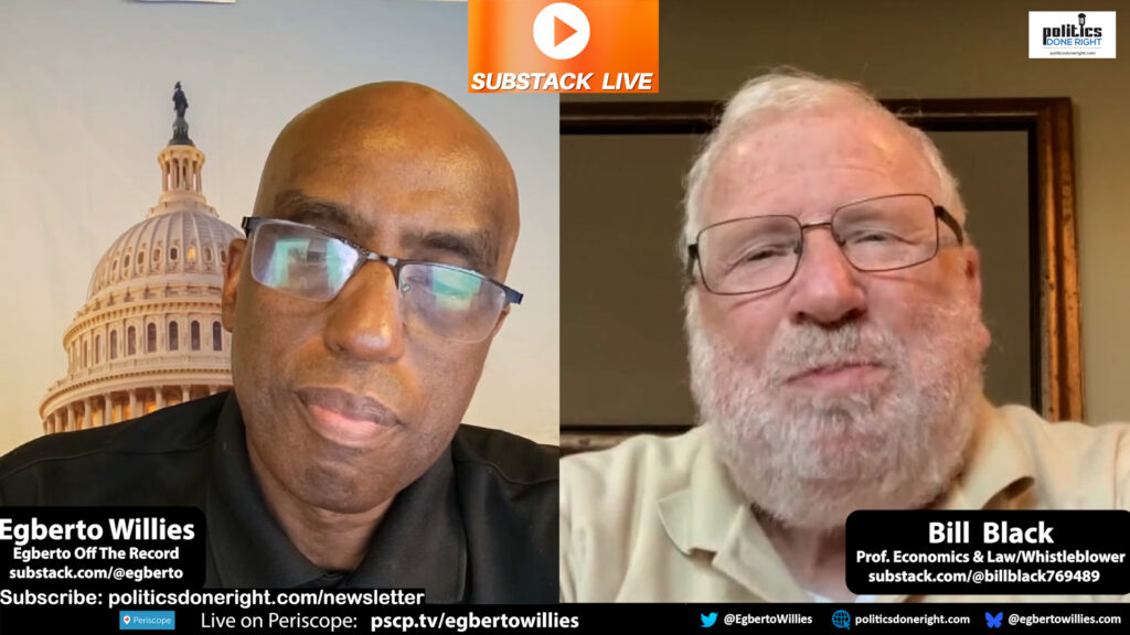 Bill Black- How Whistleblowers Can Save Democracy Without Waiting for Elections