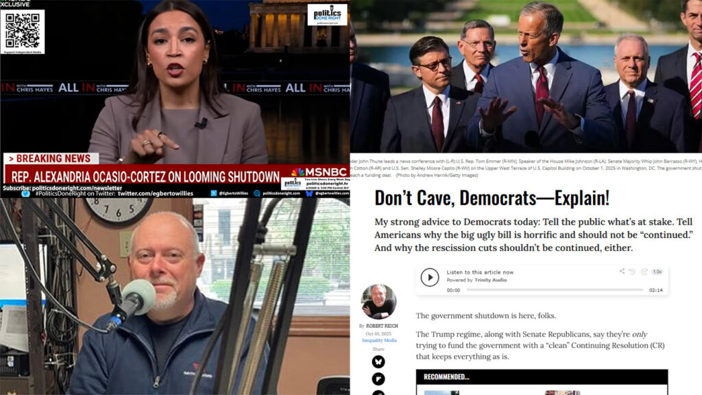 Health Care Fight Heats Up: AOC vs GOP, Dems Warned, Aquino Discusses Protests