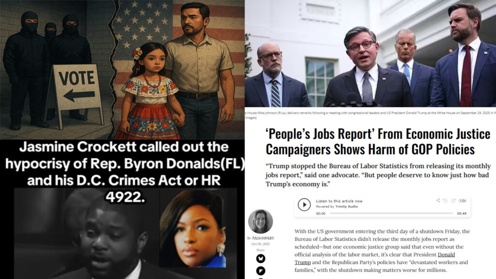 Immigration, Racism, Propaganda & Jobs Crockett Schools Donalds, People’s Report Exposes GOP