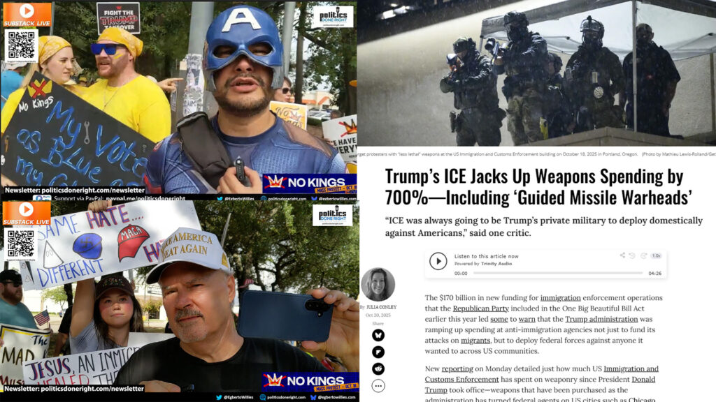 MAGA #NoKingsKingwoodTX infiltration surprise, ICE’s 700% Weapon Surge, #NoKings Protest