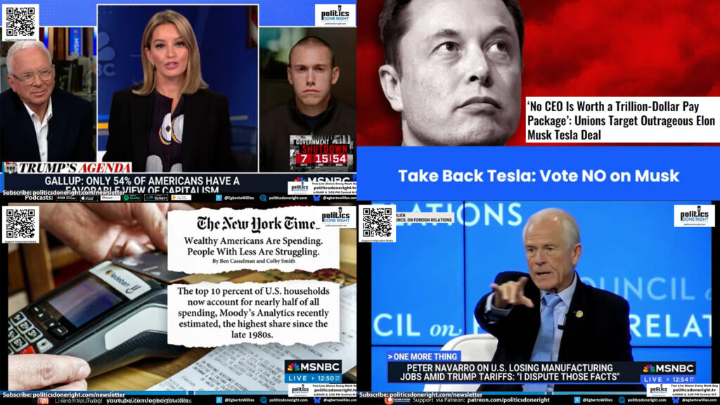 Navarro Melts Down, Musk’s Trillion-Dollar Outrage, and Capitalism Unraveling