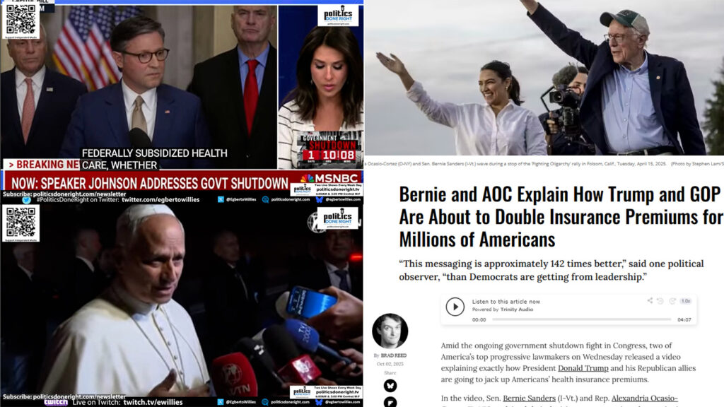 Pope Calls Out MAGA Hypocrisy, MSNBC Shreds GOP Lies, AOC & Bernie Expose Trumpcare Scam