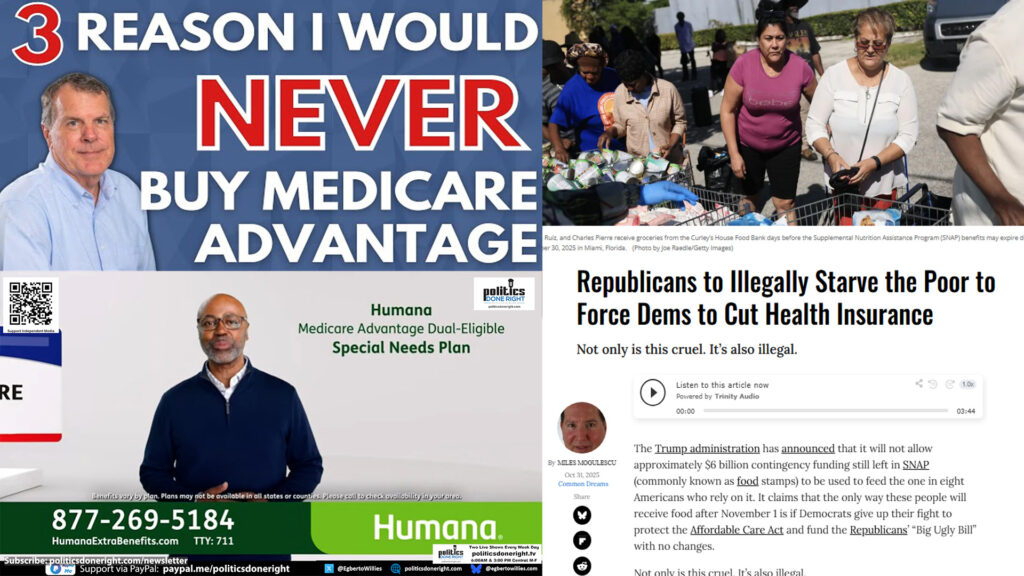 Say no to the Medicare Fraud. Republicans want to starve Americans!v