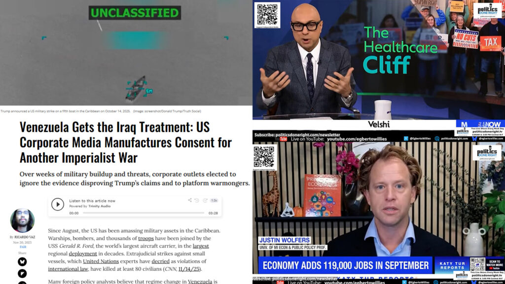 Ali Velshi Exposes GOP Healthcare Failures as Trump’s Economy Collapses and War Hype Escalates