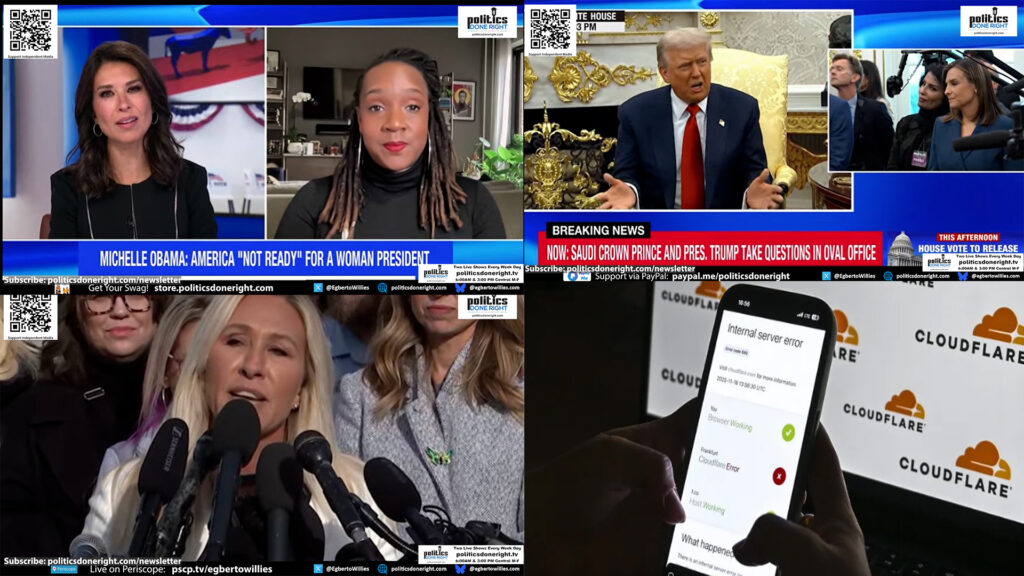 America’s Power Crisis: Misogyny, Trump’s Authoritarian Rage, MTG’s Revolt & Big Tech Failures