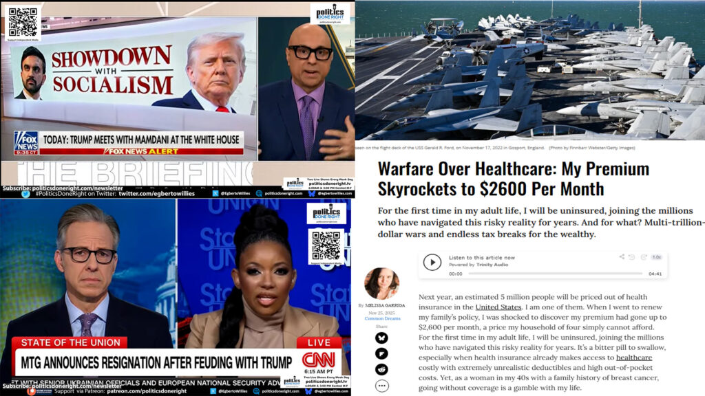 Healthcare Crisis, MAGA Infighting, and Trump’s Autocratic Socialism Exposed