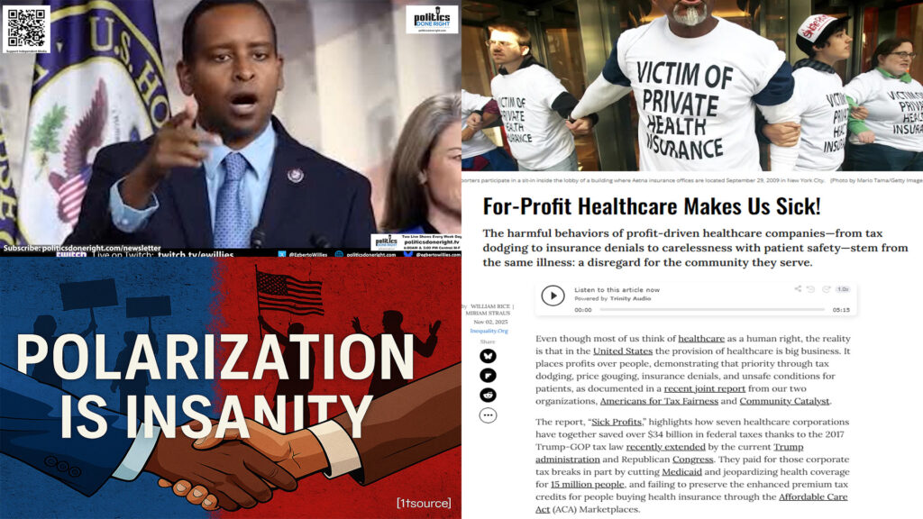 Profit-Driven Healthcare, Media Bias & Engaging the Other Side The Progressive Imperative