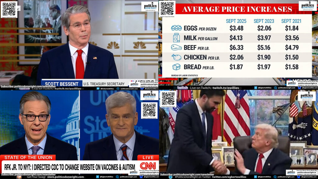 Tapper Confronts GOP, Trump Fumbles With Mamdani, and Inflation Exposes Trump’s Failures