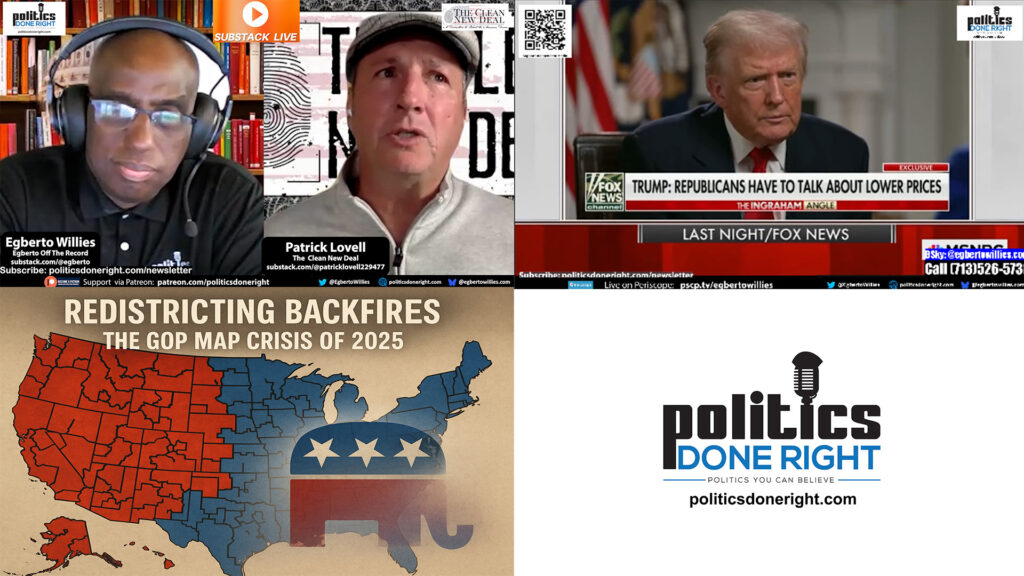 The Con Unmasked: Trump’s Double Talk and Republican Redistricting Collapse After 2025