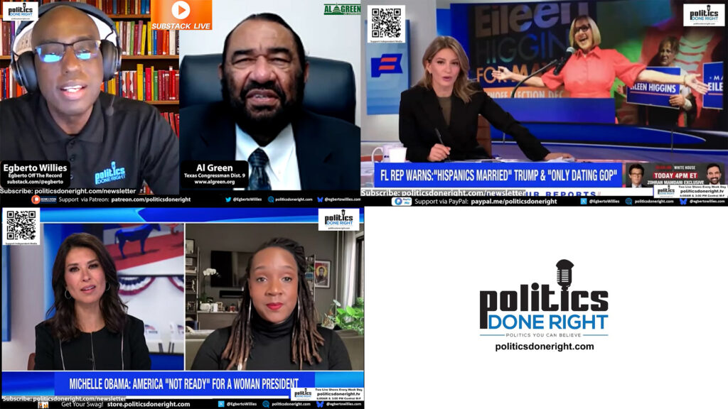 Al Green’s Stand, Misogyny in Politics, and Hispanic Voters Shaking GOP Power