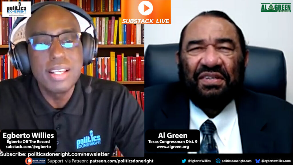 Censured but Not Silenced Al Green’s Progressive Vision for Texas’s 18th and the country