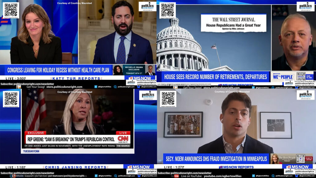 GOP Cracks Widen: Mike Johnson Exposed, ACA Answers Collapse, Somalia Fraud, Trump Grip Slips