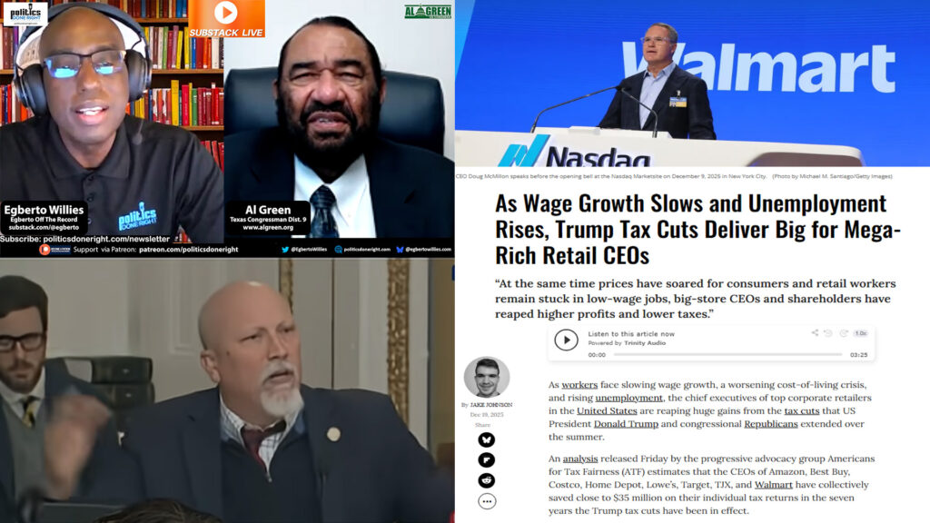 Healthcare Exposed Chip Roy’s Truth, Al Green’s Vision, and Trump Tax Cuts for the Ultra-Rich