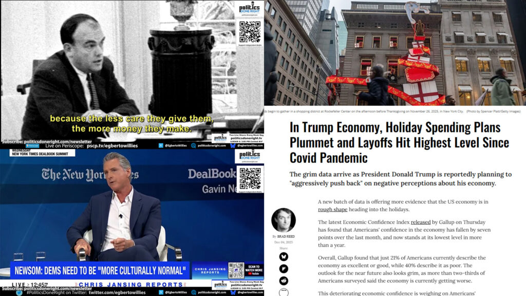 Layoffs Surge, Healthcare Denied, and Newsom Applauds Mamdani, AOC, and Sanders