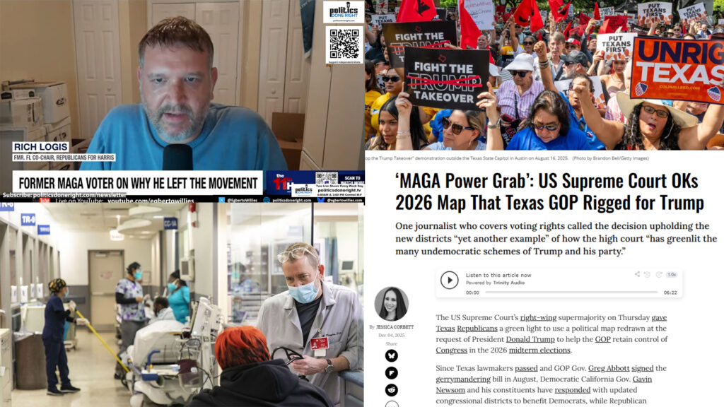 Supreme Court OKs Texas Map as Ex-MAGA Insider Speaks and GOP Health Sabotage Exposed