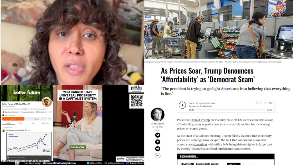 Trump Gaslights America as Prices Soar Capitalism’s Failures and Real Social Democracy Explained