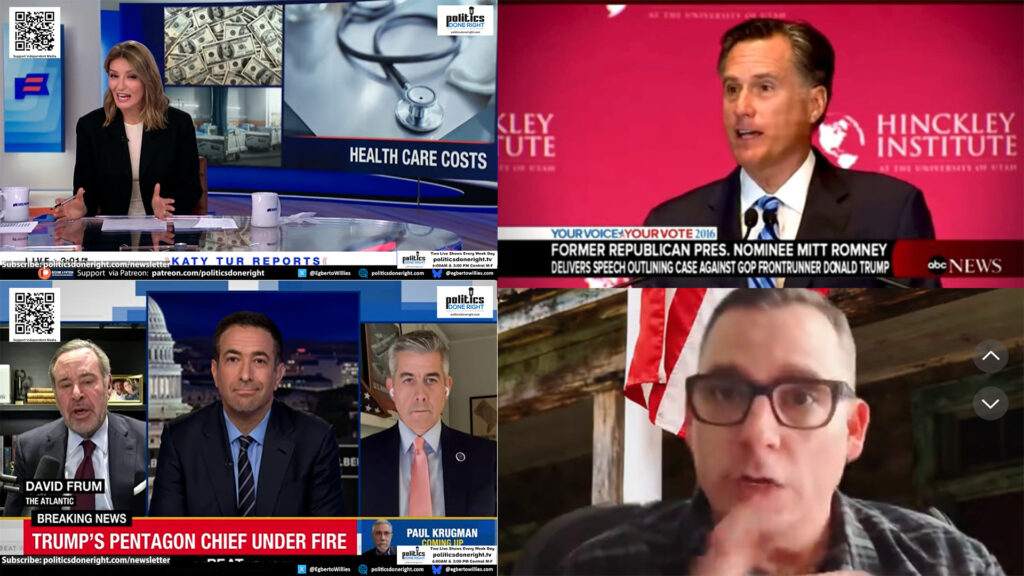 Trump’s Venezuela Failure, GOP Health Sabotage, Romney’s Warning, and Voters Hurt by Their Choices