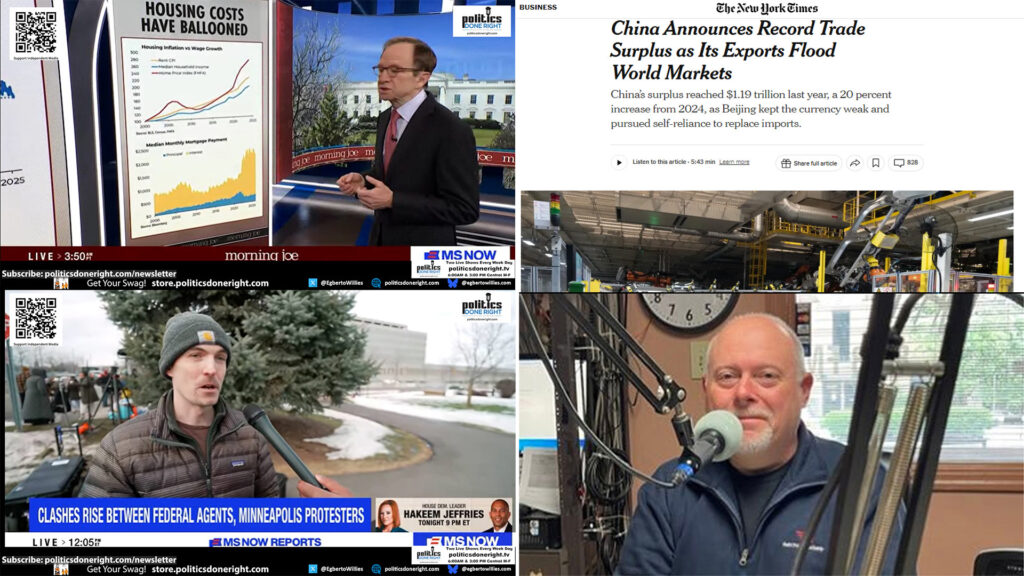 From ICE Backlash to Trade Shock Trump’s Failures, China’s Surplus, and Houston Politics