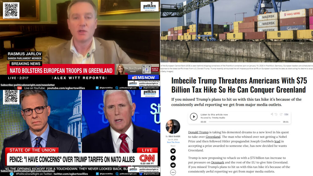 Trump’s $75B Tax Threat, Greenland Imperialism, and the Authoritarian Mindset Behind It All