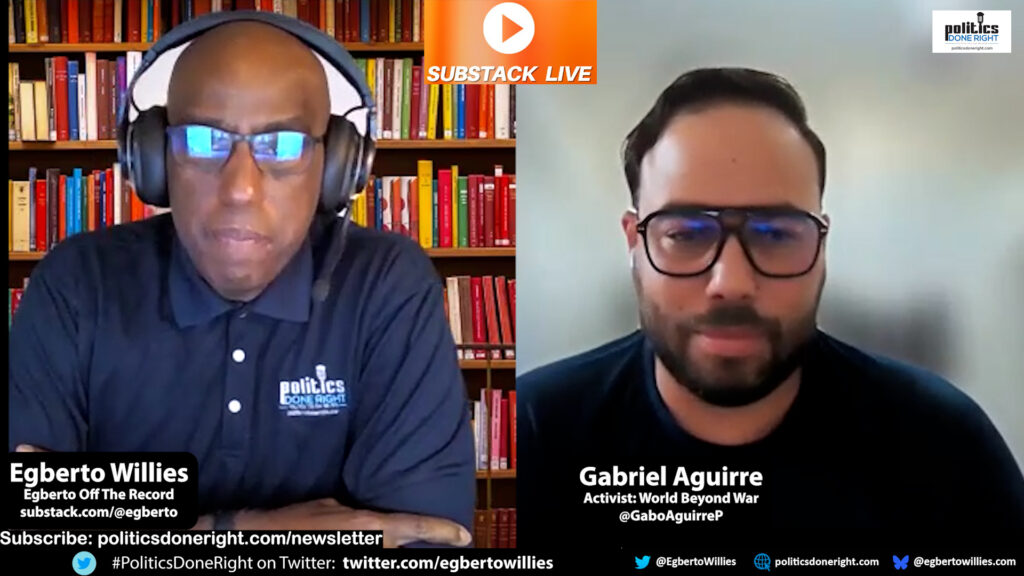 World Beyond War Activist Gabriel Aguirre Exposes the Truth About the US Invasion & Maduro Abduction