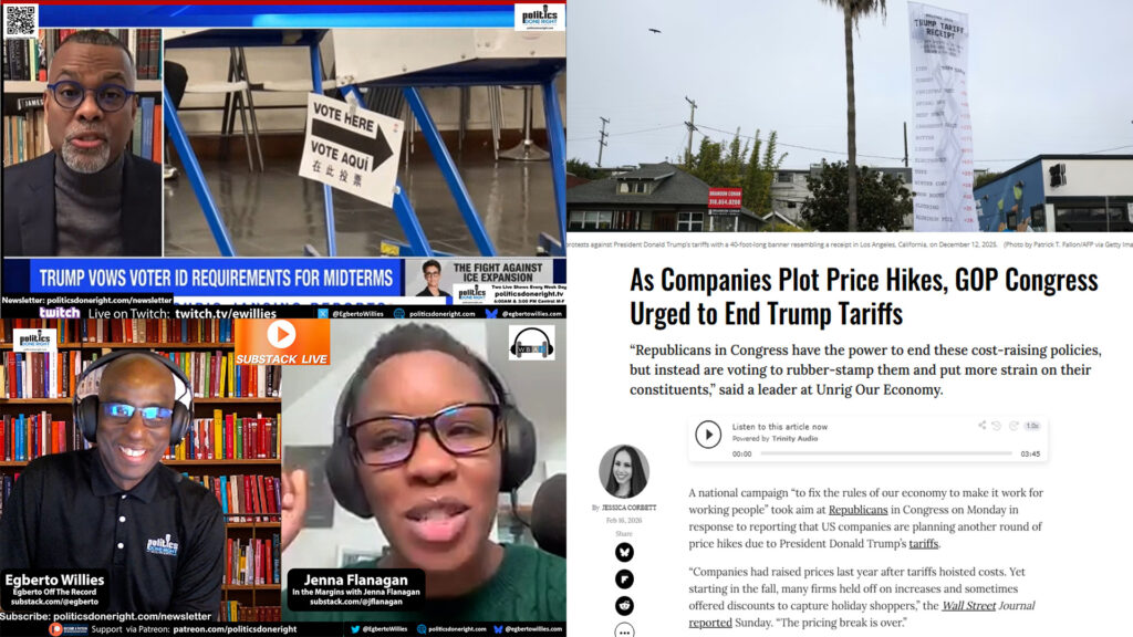 Bondi Clash, Epstein Surveillance, ICE Crackdown & Tariff Price Hikes Shake Congress