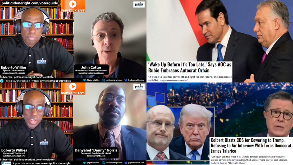 From Texas Primaries to Media Censorship - Norris, Colbert & AOC Take a Stand