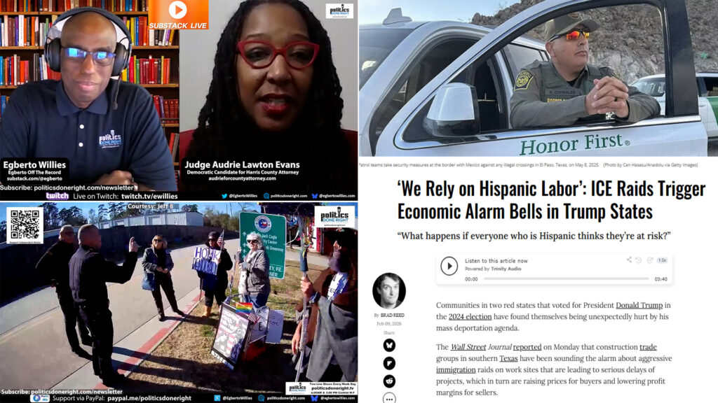 ICE Raids Shake Red-State Economies, Texas Protests Defend Rights, and Harris County People’s Lawyer
