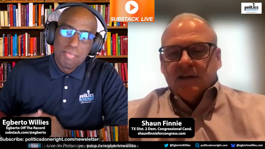 Texas CD2 Democrat, Shaun Finnie, Takes On Rubber-Stamp Politics, Tariffs, and Healthcare Failures