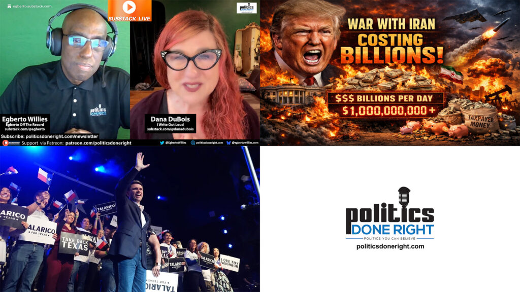 Trump’s $50B War, AI and Creative Resistance, and Talarico on Billionaire Power