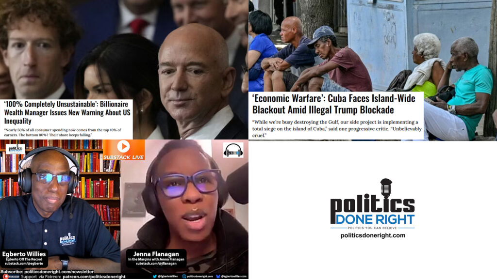 Billionaire Warning, Cuba in Darkness, Iran War Grows & Democrats Stay Silent