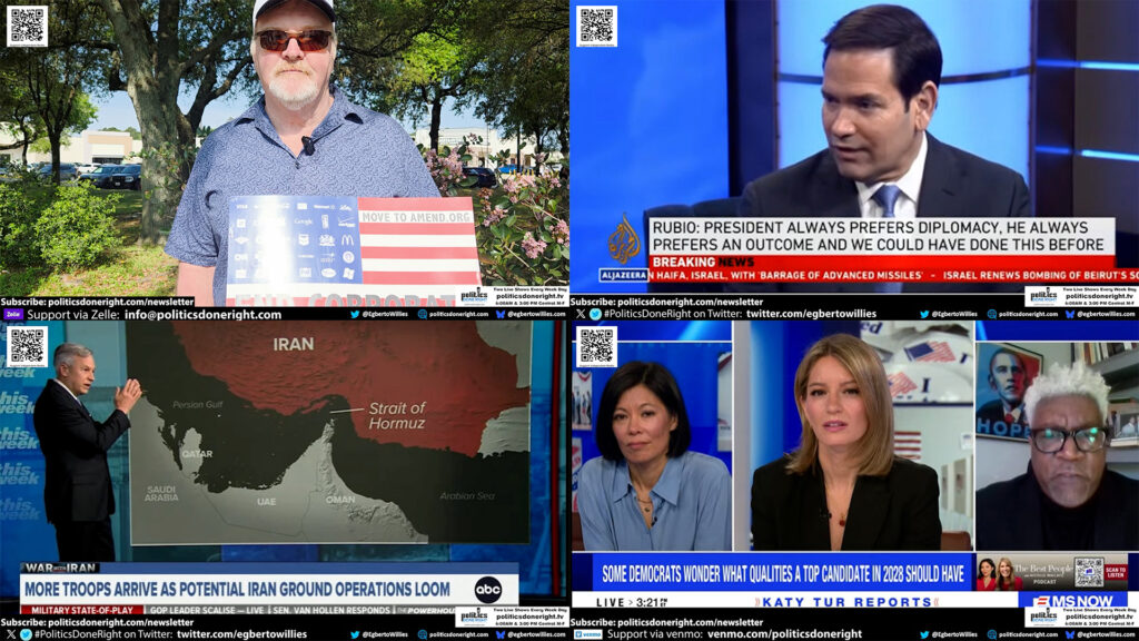 Cognitive Dissonance, Iran War Risk, Rubio Irony & #NoKings Movement Challenge U.S. Myths