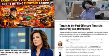 Oil Shock, Iran Conflict Grows, GOP Shrugs, USPS Cuts Undermine Democracy and Affordability