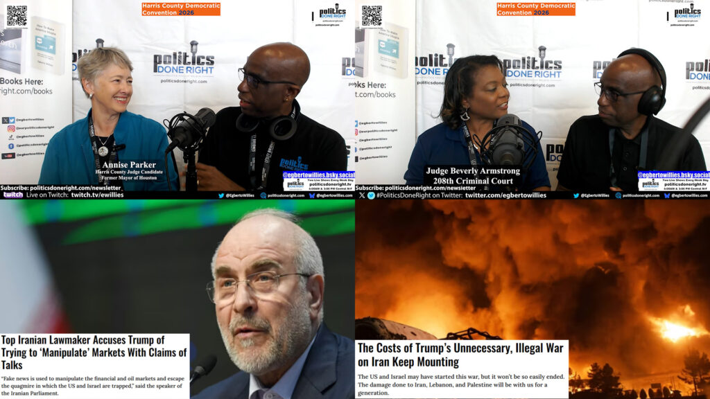 Trump Iran Claims, War Costs, Court Attacks & Parker’s Plan for Harris County Future