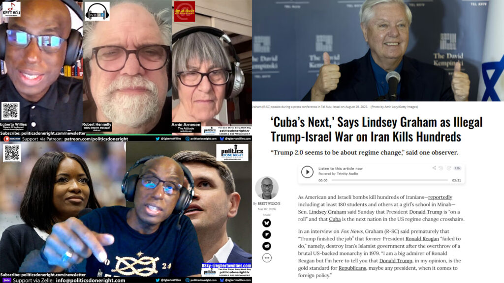 Trump’s Iran Escalation Risks War & Impeachment + Why Crockett Leads Texas Democrats
