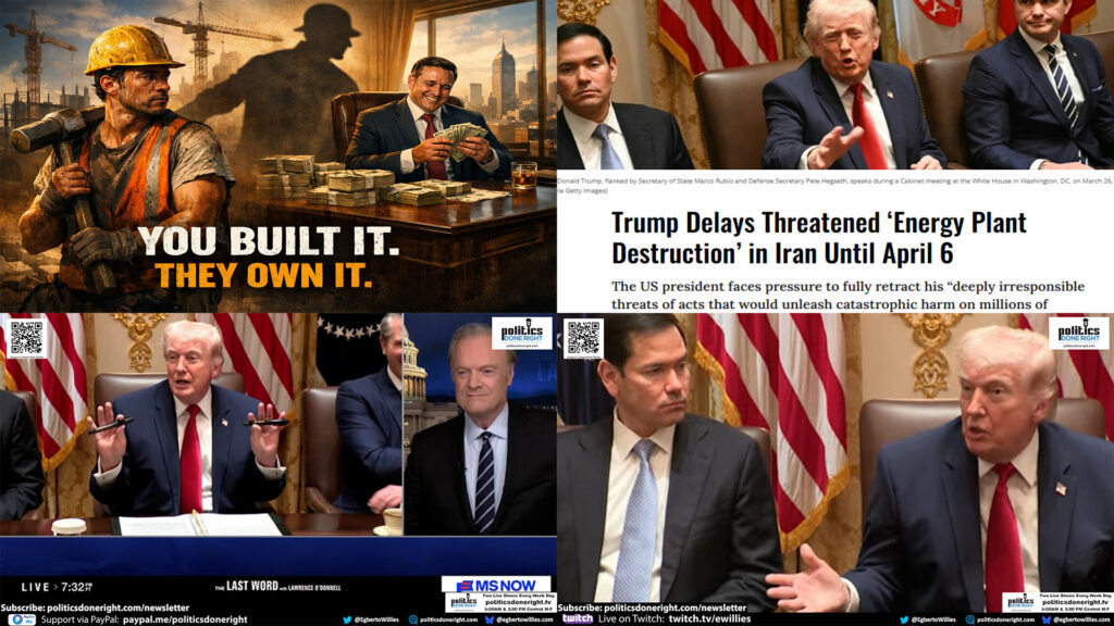 War, Oil, Lies & Labor - Trump’s Iran Delay, Venezuela Grab, Worker Reality Check