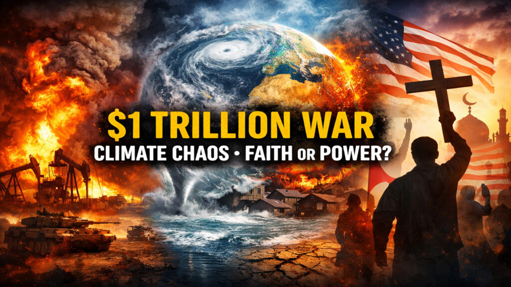 $1T Iran War, Climate Crisis Shock, and Religious Extremism Fuel Dangerous U.S. Path