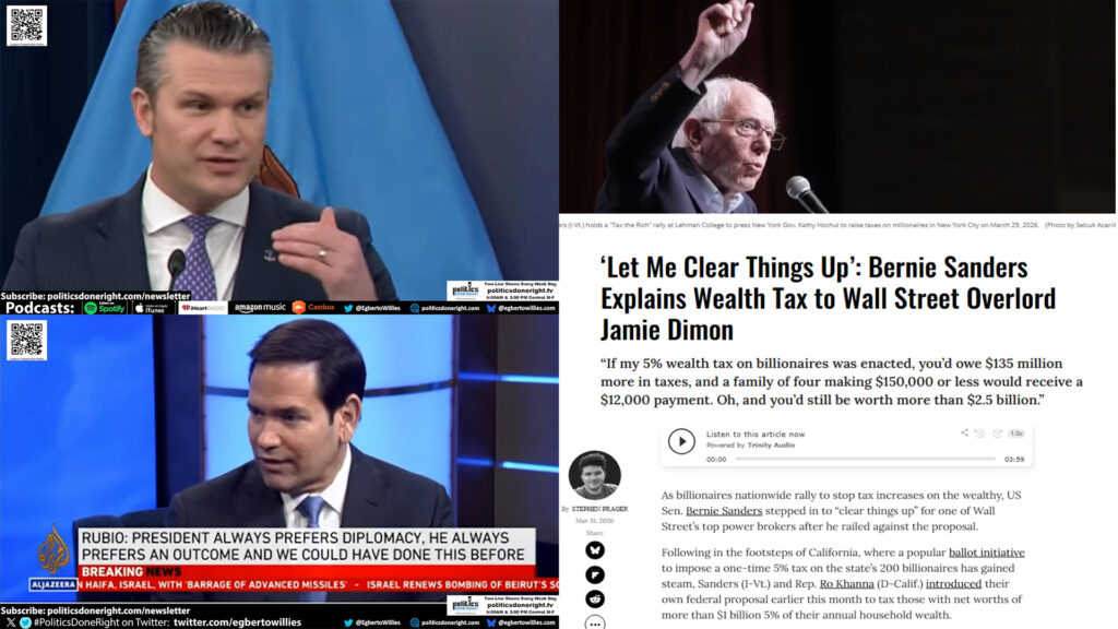Bernie Sanders Confronts Billionaires While Rubio Hypocrisy Exposes U.S. Priorities