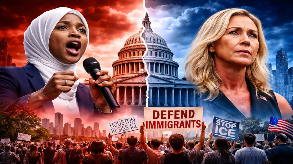 GOP Fears Losing Congress, Omar Eyes MTG Alliance, Houston ICE Fight Sparks Local Resistance