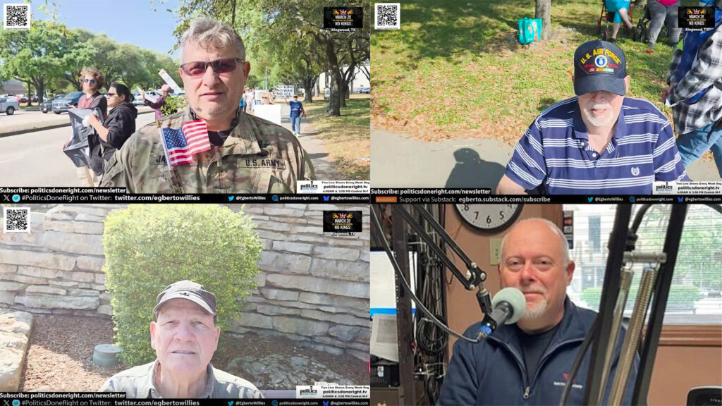 Houston Activist, Veterans Warn #NoKings Rising, ICE Fight, and Vietnam War Parallels