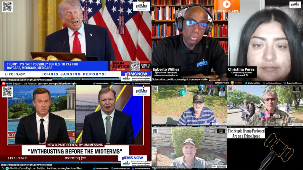 Inside MAGA, #NoKings Voices, Trump Pardons & Democratic Failures Exposed Today