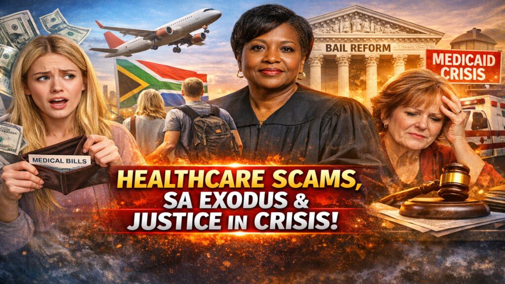 Medical Rip-Offs, South Africa Return, Bail Reform Myths & Medicaid Crisis