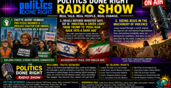 Union Power, Iran War Threats, and Jesus Against Empire Truth Radio Special Today