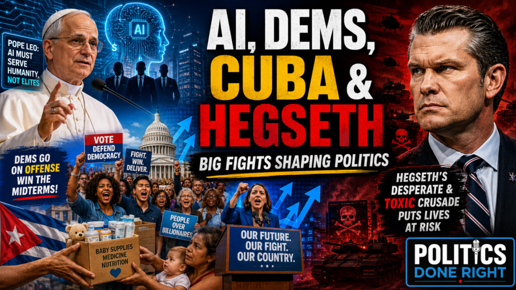 AI for Humanity, Democrats on Offense, Cuba Humanitarian Aid, and Hegseth’s Danger