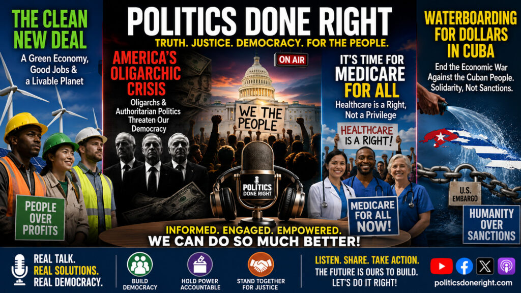 Clean New Deal, Medicare for All, and Cuba Sanctions Expose America’s Oligarchic Crisis